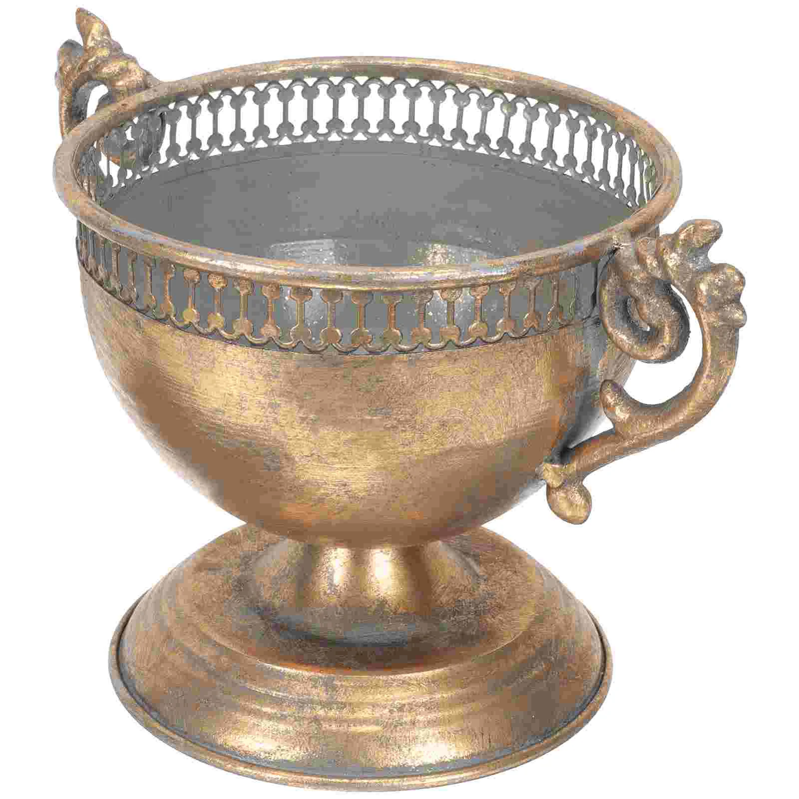 Vintage Flowerpot Hanging Baskets Outdoor Desk Vases Small Centerpieces Metal Planter Flowers
Vintage Flowerpot Hanging Baskets Outdoor Desk Vases Small Centerpieces Metal Planter Flowers