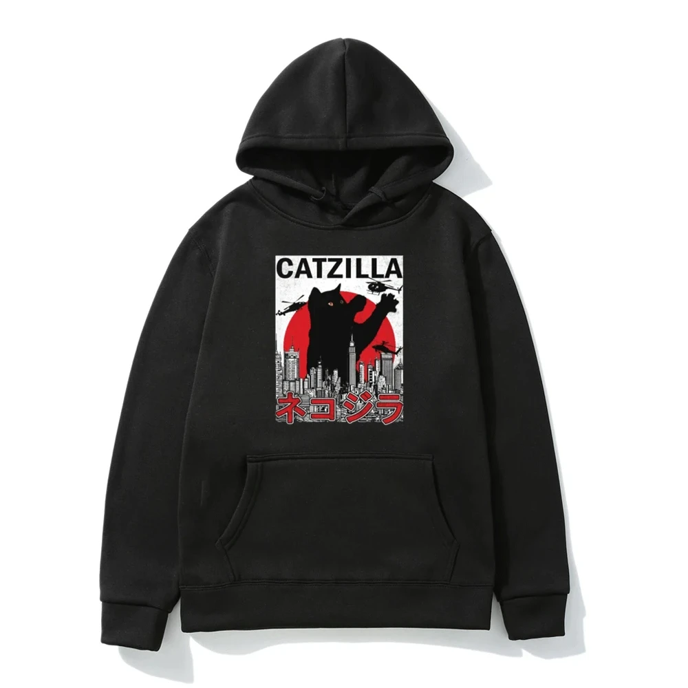 Catzilla Japanese Cat Kitten Lover Men's Women's Hoodie Winter Fashion Oversized Sweatshirt Fashion Versatile Fleece Pullover
Catzilla Japanese Cat Kitten Lover Men's Women's Hoodie Winter Fashion Oversized Sweatshirt Fashion Versatile Fleece Pullover