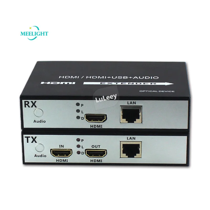 1Pair HDMI Optical Transceiver RJ45 Network Cable Extender 1-Way HD Video +1-Way Local Loop Output 1080p Communication equipment
1Pair HDMI Optical Transceiver RJ45 Network Cable Extender 1-Way HD Video +1-Way Local Loop Output 1080p Communication equipment