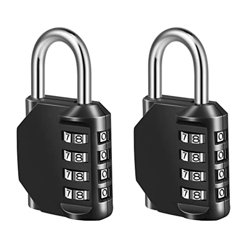 2Pcs 4-Digit Combination Padlock For Sports Lockers, Fences, Tool Boxes And Buckle Cabinets Durable
2Pcs 4-Digit Combination Padlock For Sports Lockers, Fences, Tool Boxes And Buckle Cabinets Durable