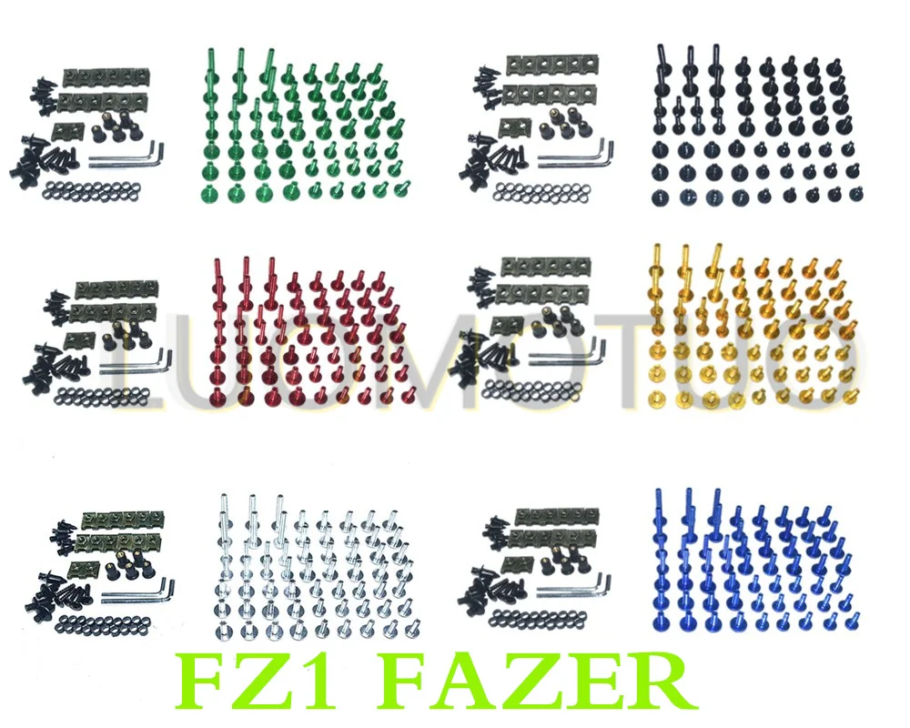 Винты для кузова мотоцикла YAMAHA FZ1 FAZER 2001-2005 
Винты для кузова мотоцикла YAMAHA FZ1 FAZER 2001-2005