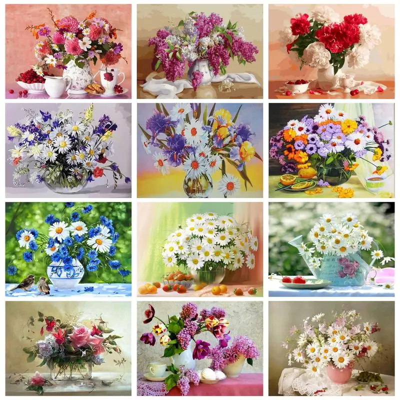 GATYZTORY 40x50cm Painting By Numbers Fresh Flowers Coloring By Numbers Adults Crafts Canvas Painting Diy Gift Wall Art
GATYZTORY 40x50cm Painting By Numbers Fresh Flowers Coloring By Numbers Adults Crafts Canvas Painting Diy Gift Wall Art