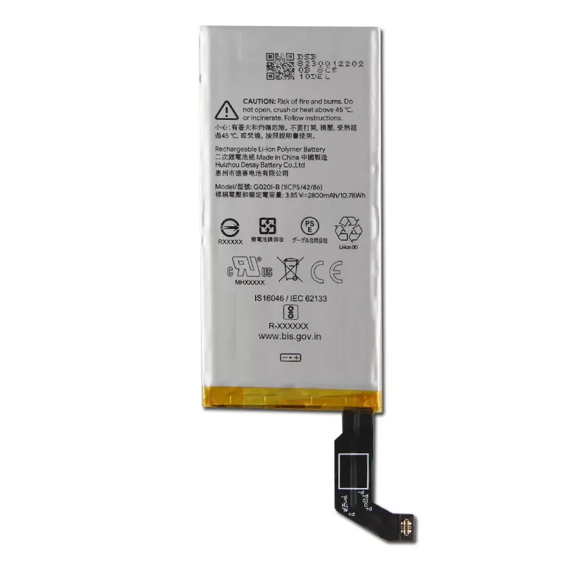 NEW Original Replacement Battery For Google Pixel4 Pixel 4 G020I-B Genuine Battery 2800mAh
NEW Original Replacement Battery For Google Pixel4 Pixel 4 G020I-B Genuine Battery 2800mAh