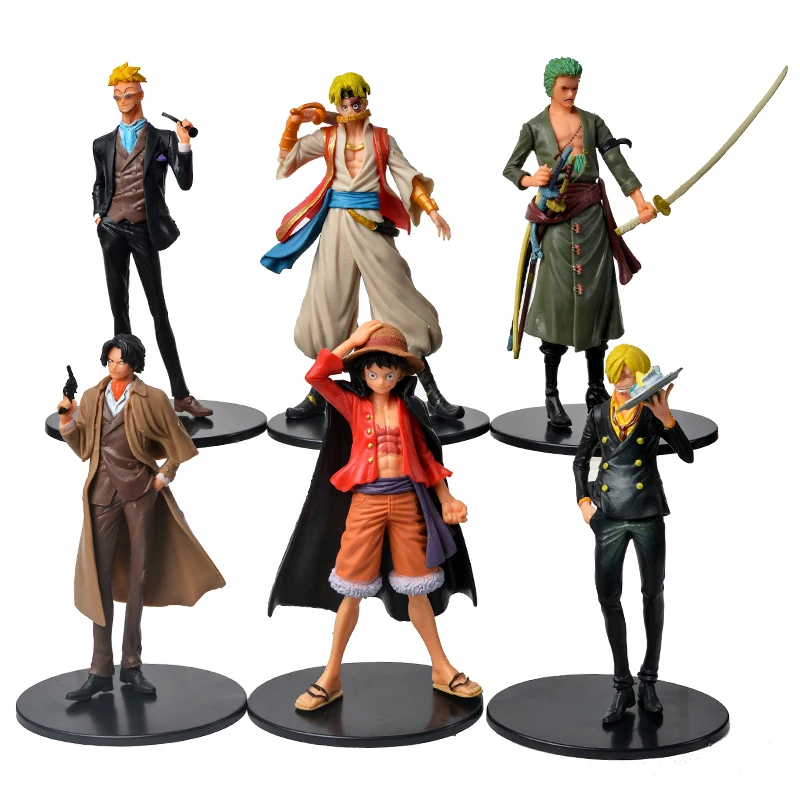 6-10 Pcs Set Hot One Piece Anime Figure Toy Luffy Sanji Zoro Sabo PVC Action Collection Model Dolls Ornaments Kids Gift
6-10 Pcs Set Hot One Piece Anime Figure Toy Luffy Sanji Zoro Sabo PVC Action Collection Model Dolls Ornaments Kids Gift