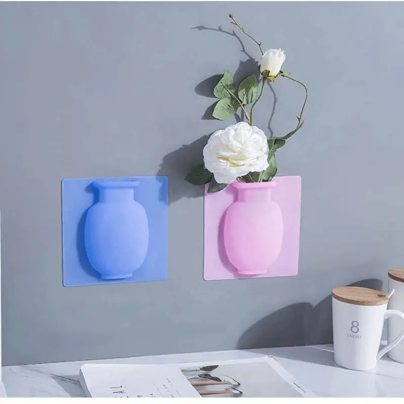 3PCs Removable Silicone Vase Flower Pot Silicone Sticky Vase Hanging Decorative Reusable Wall-Mounted Flower Vase
3PCs Removable Silicone Vase Flower Pot Silicone Sticky Vase Hanging Decorative Reusable Wall-Mounted Flower Vase