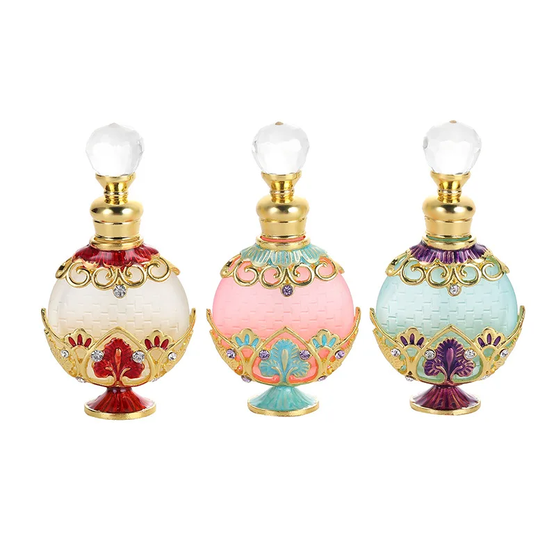 60 X 10ml Vintage Empty Glass Perfume Bottle with Flower Embelished Flat Body Refillable Fragrance Container Scent Bottle
60 X 10ml Vintage Empty Glass Perfume Bottle with Flower Embelished Flat Body Refillable Fragrance Container Scent Bottle