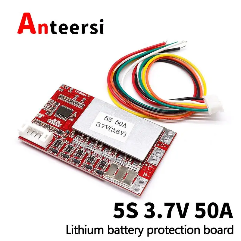 5S 50A BMS Board/ 55A 3.7V Lithium battery protection board/3.2V iron phosphate/LiFePO4 battery BMS board with Balance 
5S 50A BMS Board/ 55A 3.7V Lithium battery protection board/3.2V iron phosphate/LiFePO4 battery BMS board with Balance