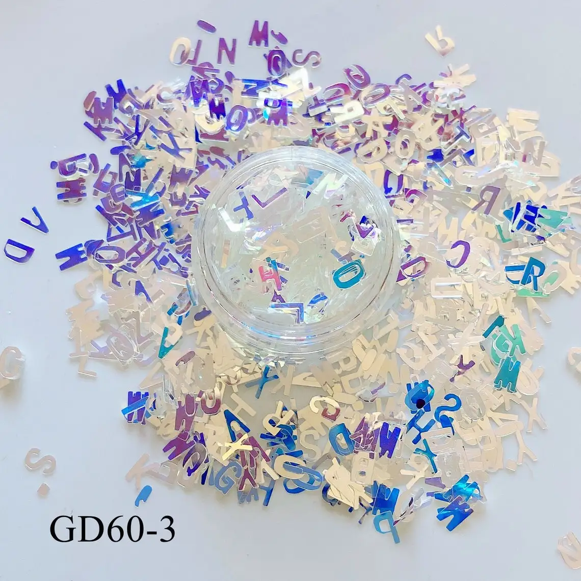 1Bag Nail Art Alphabet Letter Glitter Nail Art Glitter Alphabet Letters Glitter Mix / Holographic Silver Holo Alphabet Glitter
1Bag Nail Art Alphabet Letter Glitter Nail Art Glitter Alphabet Letters Glitter Mix / Holographic Silver Holo Alphabet Glitter