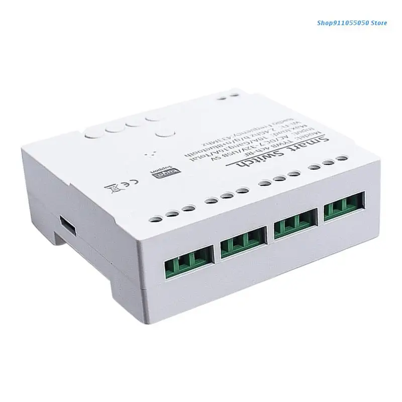 C5AB Tuya Smart 4CH RF Switch WiFi Remote Control Wireless Switch 4-CH Voice Control Light Controller for Alexa Googles Home 
C5AB Tuya Smart 4CH RF Switch WiFi Remote Control Wireless Switch 4-CH Voice Control Light Controller for Alexa Googles Home