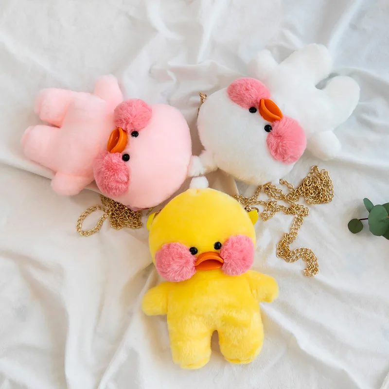 Girls Cute duck doll plush bag women fashion personality shoulder bag children's cartoon toy messenger bag
Girls Cute duck doll plush bag women fashion personality shoulder bag children's cartoon toy messenger bag