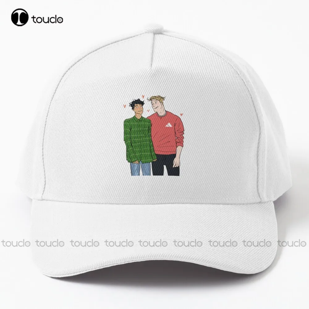 Nick And Charlie Heartstopper Baseball Cap Hats For Men Personalized Custom Unisex Adult Teen Youth Summer Baseball Cap
Nick And Charlie Heartstopper Baseball Cap Hats For Men Personalized Custom Unisex Adult Teen Youth Summer Baseball Cap