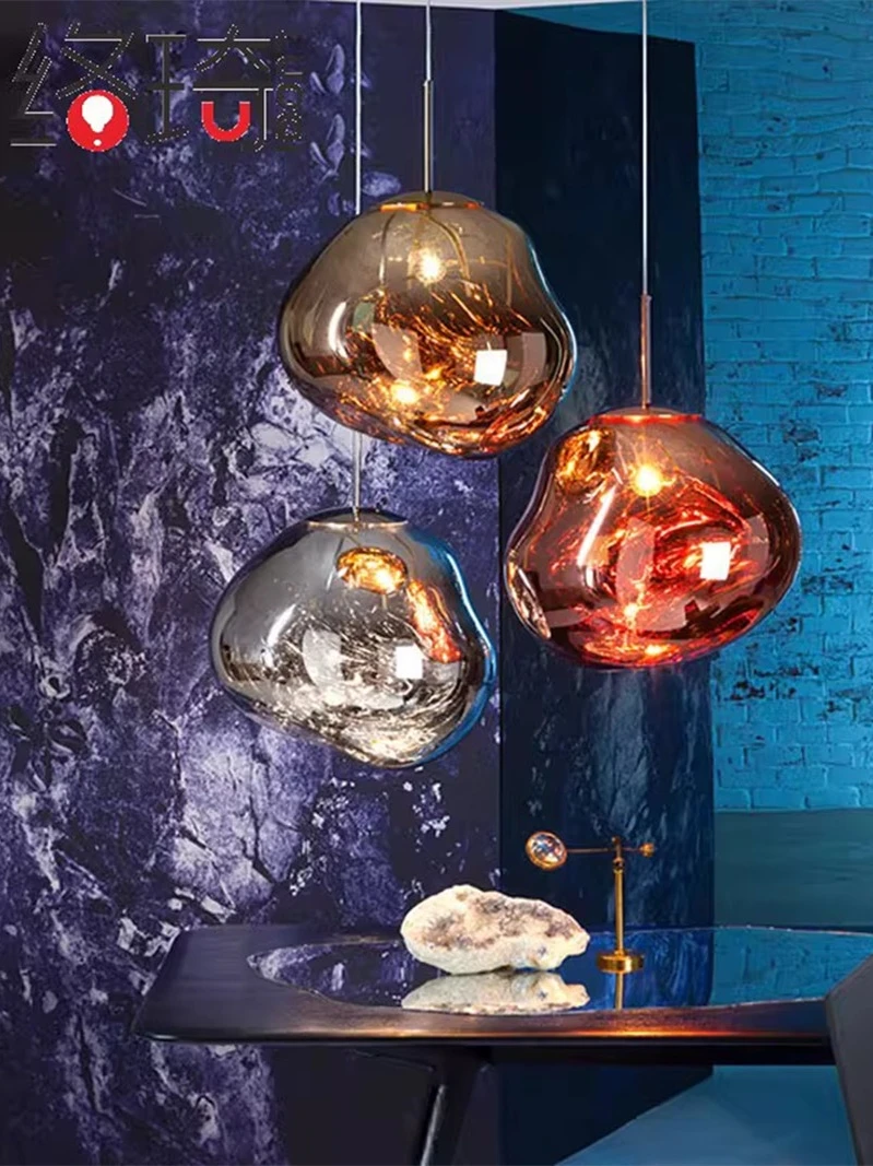 Nordic Volcanic Lava Chandelier Post-Modern Bar Restaurant Decoration Single-Head Droplight Creative Personality Glass Ball
Nordic Volcanic Lava Chandelier Post-Modern Bar Restaurant Decoration Single-Head Droplight Creative Personality Glass Ball