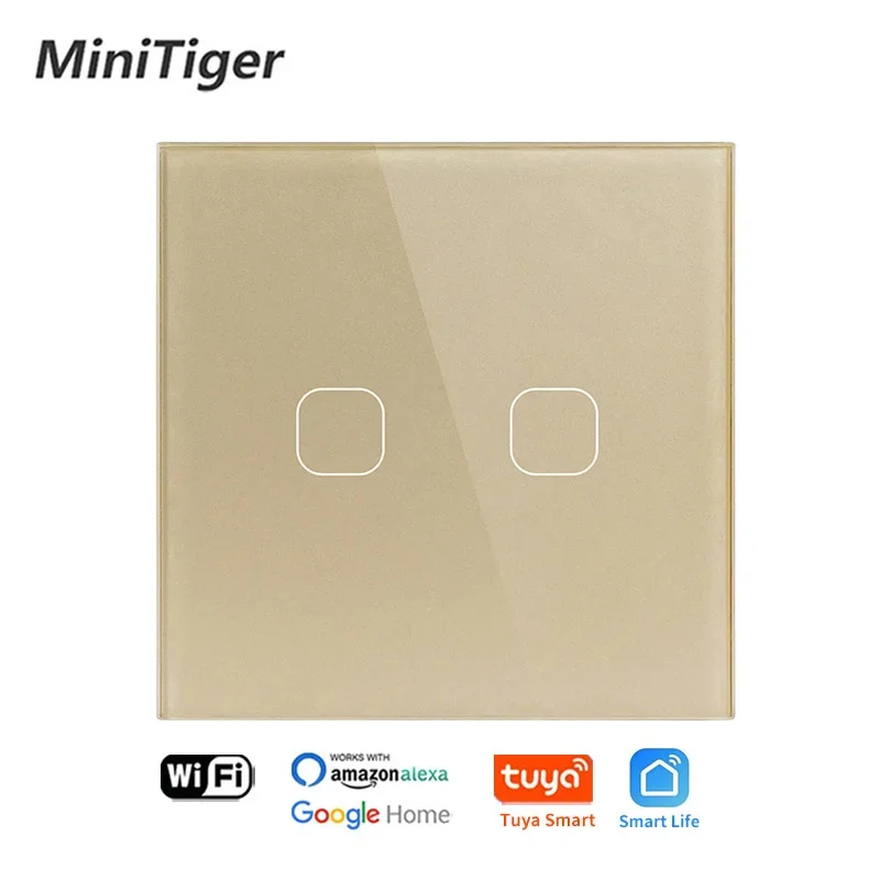 UNKAS Сенсорный Wi-Fi выключатель Minitiger Crystal Glass Panel 1/2/3 клавиш
UNKAS Сенсорный Wi-Fi выключатель Minitiger Crystal Glass Panel 1/2/3 клавиш