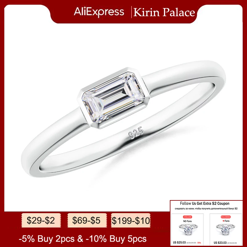GRA 1CT Moissanite Ring for Women Emerald Cut Solitaire 925 Silver Plated 18K Gold Engagement Luxury Jewelry for Christmas Gift
GRA 1CT Moissanite Ring for Women Emerald Cut Solitaire 925 Silver Plated 18K Gold Engagement Luxury Jewelry for Christmas Gift