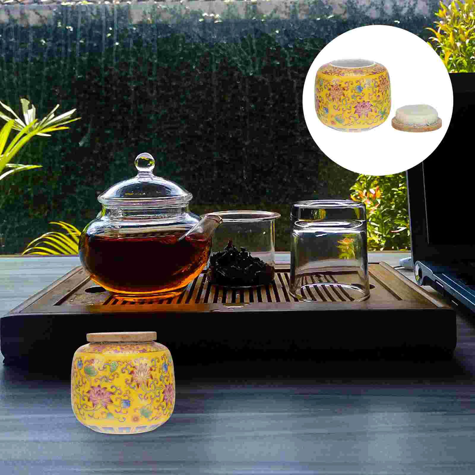 Tea Ceramic Jar Canister Storage Container Coffee Porcelain Loose Jars Airtight Kitchen Sugar Canisters Chinese Vintage
Tea Ceramic Jar Canister Storage Container Coffee Porcelain Loose Jars Airtight Kitchen Sugar Canisters Chinese Vintage