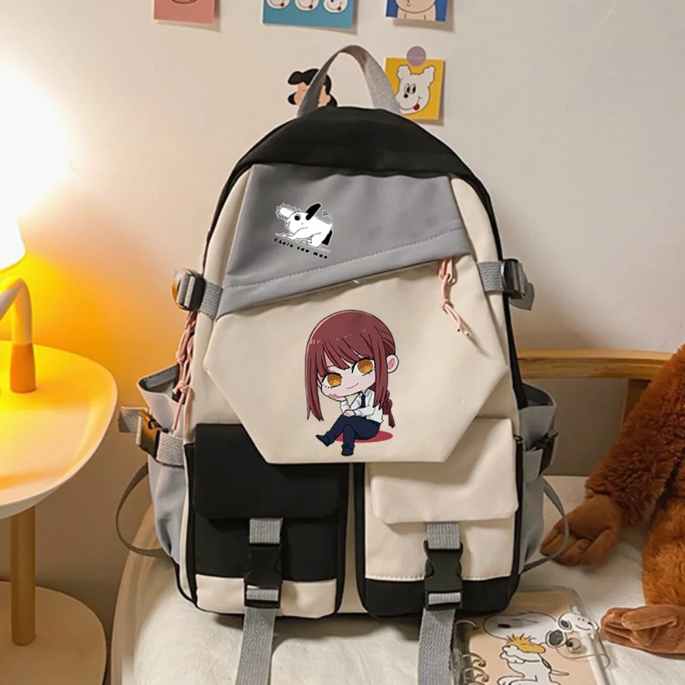 Chainsaw Man Backpack Anime Canvas Cartoon Casual Schoolbag Shoulder Bags Laptop Travel Bag Rucksack Unisex
Chainsaw Man Backpack Anime Canvas Cartoon Casual Schoolbag Shoulder Bags Laptop Travel Bag Rucksack Unisex