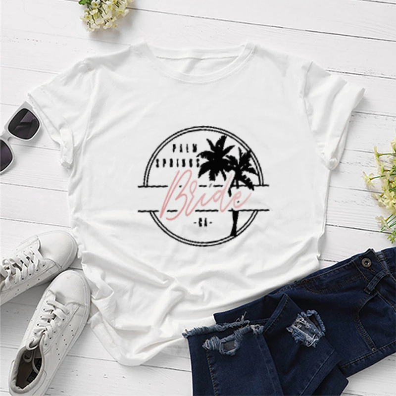 Palm Springs Bride Babe shirt palm springs bachelorette party shirt shirts for women y2k aesthetic harajuku goth
Palm Springs Bride Babe shirt palm springs bachelorette party shirt shirts for women y2k aesthetic harajuku goth