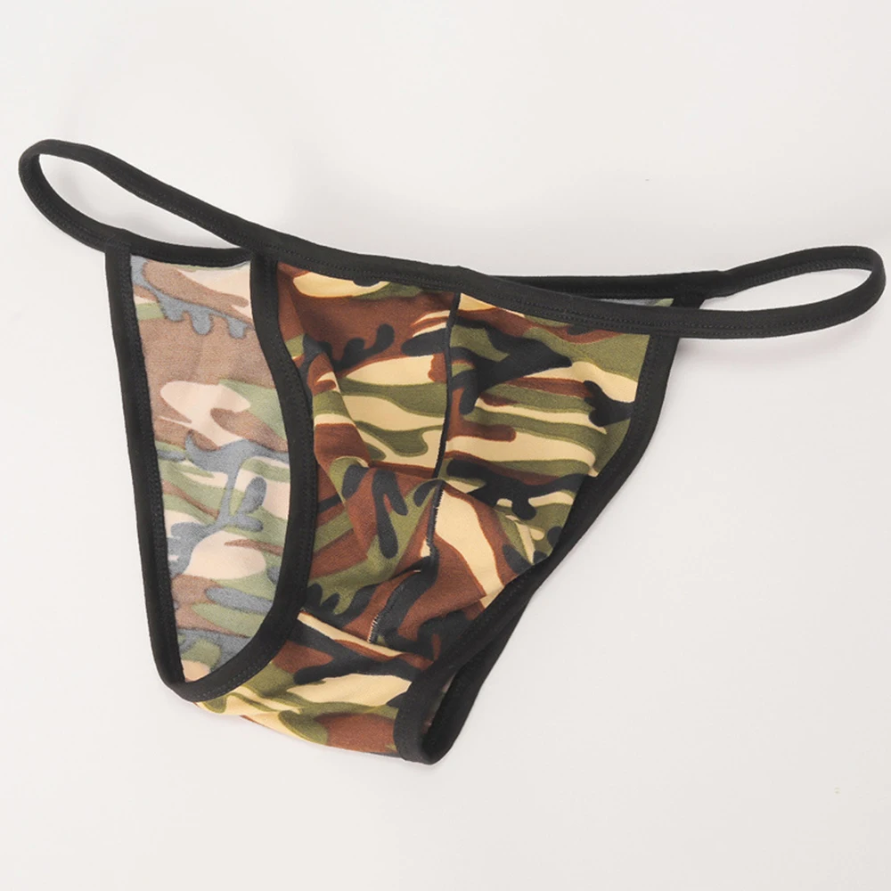 Men Sexy Camouflage Briefs T-back Panties Male Breathable Underpants Low Waist Underwear Male Printed Knickers
Men Sexy Camouflage Briefs T-back Panties Male Breathable Underpants Low Waist Underwear Male Printed Knickers
