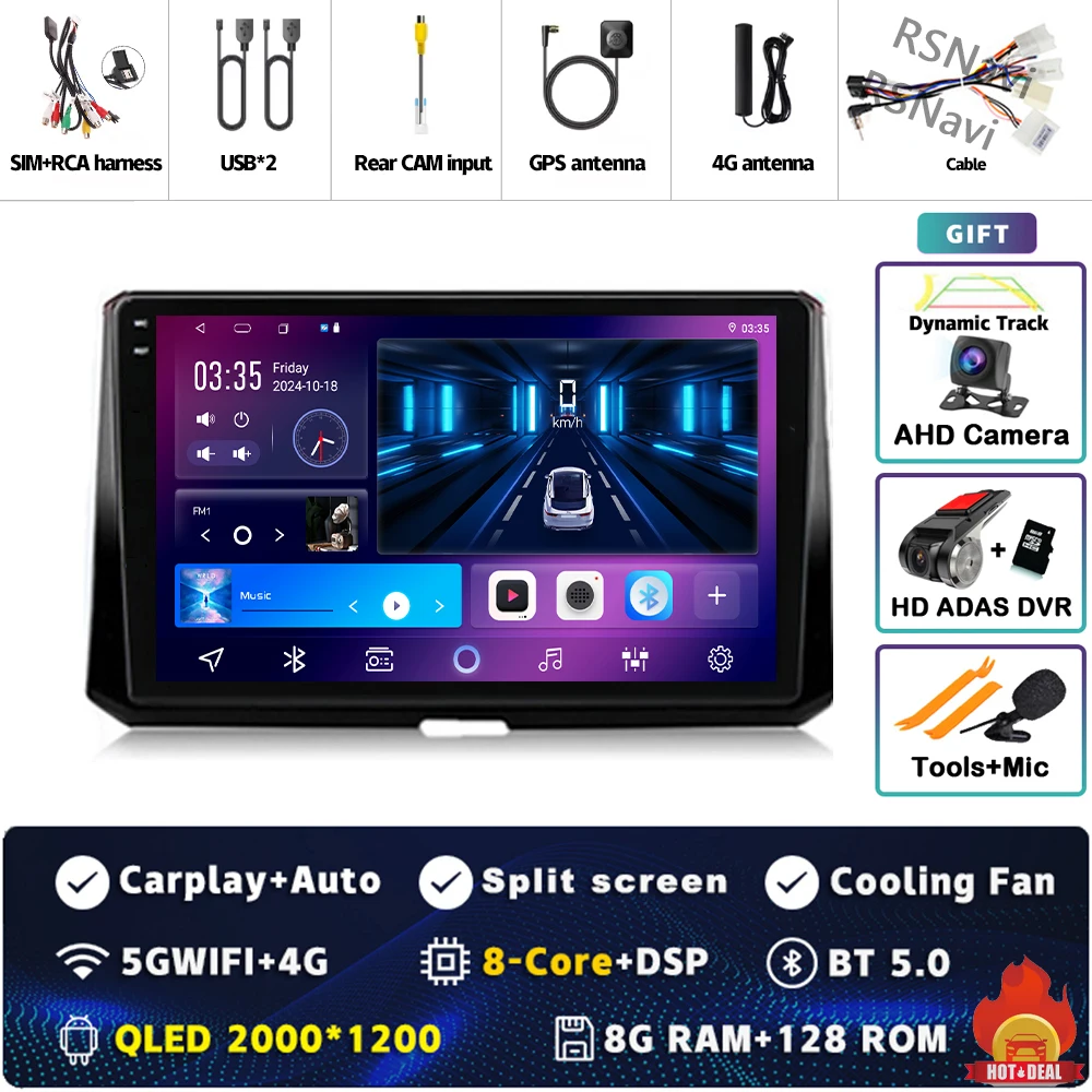 Android 15 для Toyota Corolla 12 Cross 2019-2022 2K QLED Android автомобильный радиоприемник мультимедийный видеоплеер GPS стерео CarPlay головное устройство
Android 15 для Toyota Corolla 12 Cross 2019-2022 2K QLED Android автомобильный радиоприемник мультимедийный видеоплеер GPS стерео CarPlay головное устройство