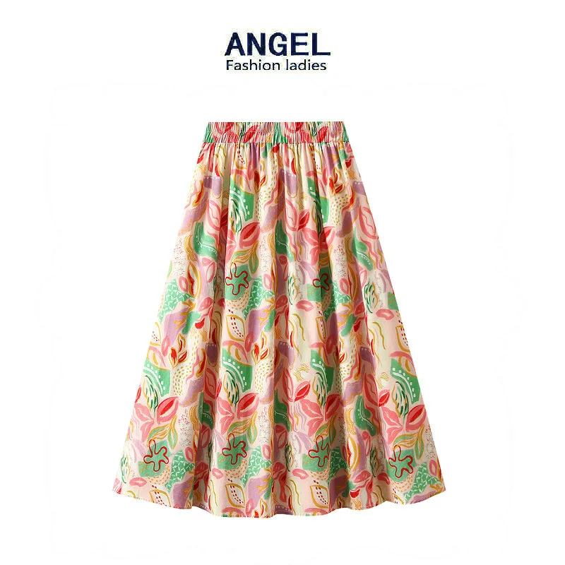 High Quality 2023 Elegant Women Clothes Female Heavy Industry Pleated Skirt Spring Summer Elastic Waist Print Dress Traf Y2k
High Quality 2023 Elegant Women Clothes Female Heavy Industry Pleated Skirt Spring Summer Elastic Waist Print Dress Traf Y2k