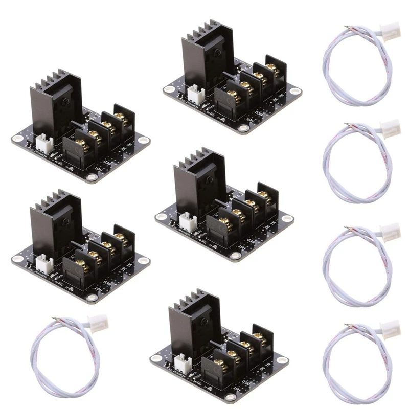 5 Pcs Hot Bed Module Heat Bed Module MOS Tube Hot Bed Power Expansion High Current Load Board For 3D Printer Heating
5 Pcs Hot Bed Module Heat Bed Module MOS Tube Hot Bed Power Expansion High Current Load Board For 3D Printer Heating