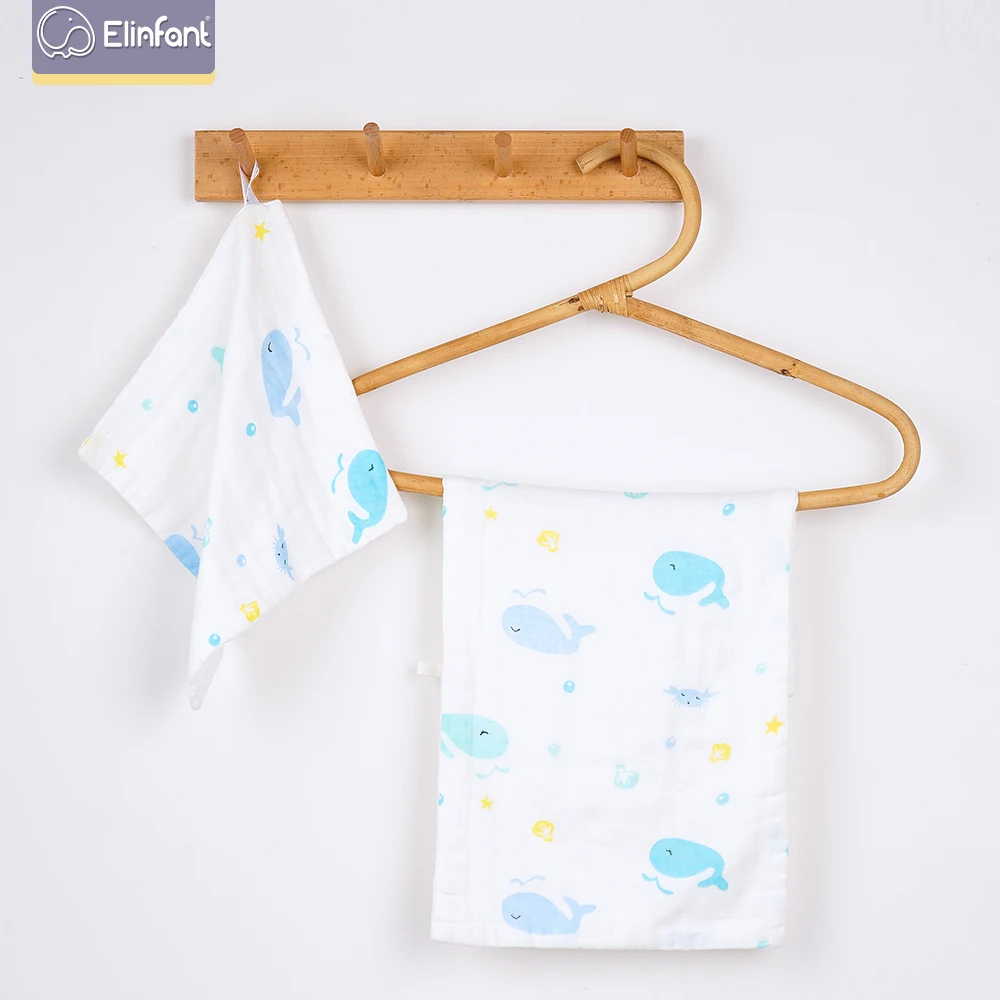 Elinfant 2 Pcs/set 6 Layers Cotton Baby Face Towel 25*25cm And 25*45cm Soft Comfortable Washable Muslin Baby Wash Cloth Towel
Elinfant 2 Pcs/set 6 Layers Cotton Baby Face Towel 25*25cm And 25*45cm Soft Comfortable Washable Muslin Baby Wash Cloth Towel