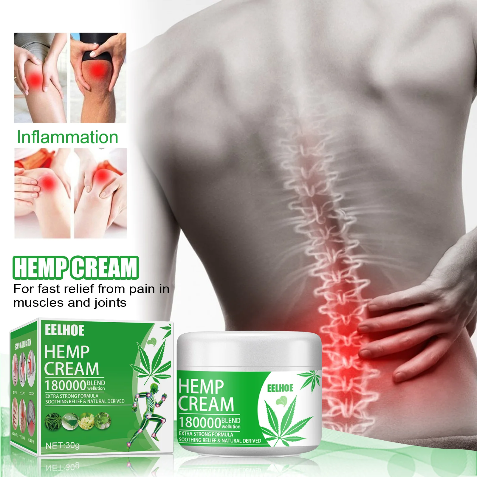 Pure Natural Cream Balm Ointment Rheumatism Arthritis Relieve Muscle Pain Neck Back Shoulder Body Joint Pain Relief Plaster 30g
Pure Natural Cream Balm Ointment Rheumatism Arthritis Relieve Muscle Pain Neck Back Shoulder Body Joint Pain Relief Plaster 30g