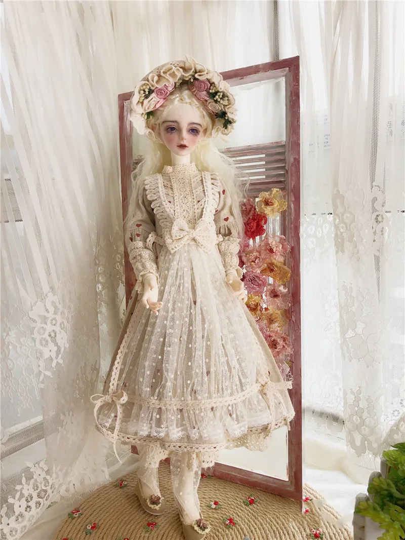 BJD Doll Clothes Vintage Dress For 1/3 1/4 BJD SD MSD MDD Doll Clothes Doll Accessories
BJD Doll Clothes Vintage Dress For 1/3 1/4 BJD SD MSD MDD Doll Clothes Doll Accessories