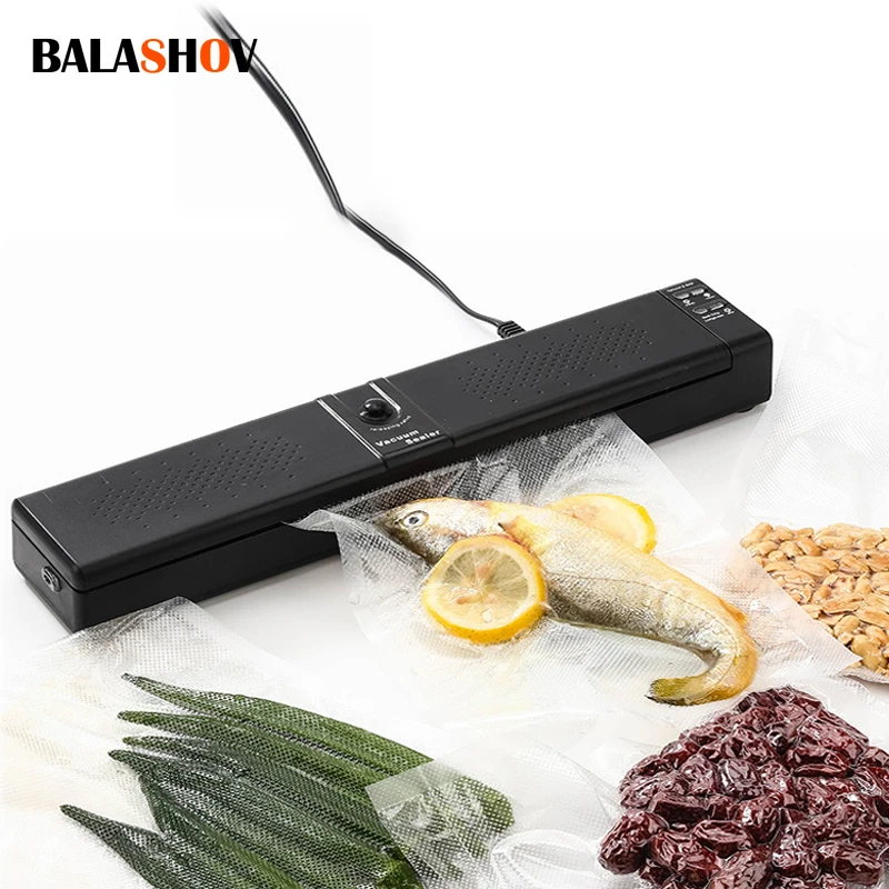 Electric Vacuum Sealer Professional Food Packer Automatic Packaging Machine Vacuum Food Sealing For Home Kitchen EU Plug
Electric Vacuum Sealer Professional Food Packer Automatic Packaging Machine Vacuum Food Sealing For Home Kitchen EU Plug