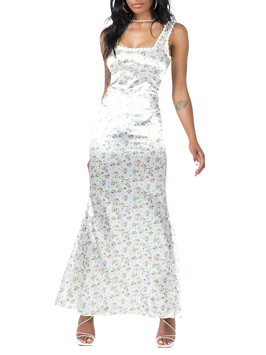Women s Casual Loose Summer Boho Mini Dress Sleeveless Square Neck Floral Print Tank MIni Dress
Women s Casual Loose Summer Boho Mini Dress Sleeveless Square Neck Floral Print Tank MIni Dress