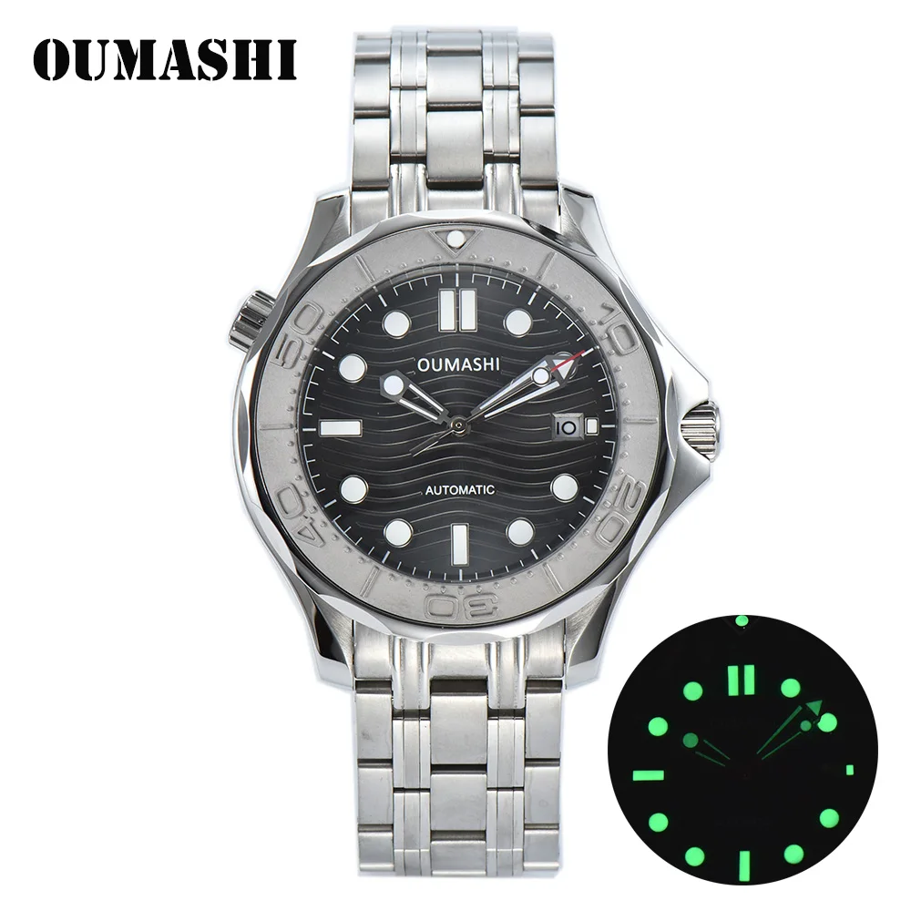 OUMASHI 41mm Diver Luxury Business Watch Retro Classic Stainless Steel Men Automatic Mechanical Watches Luminous moyita 8215
OUMASHI 41mm Diver Luxury Business Watch Retro Classic Stainless Steel Men Automatic Mechanical Watches Luminous moyita 8215