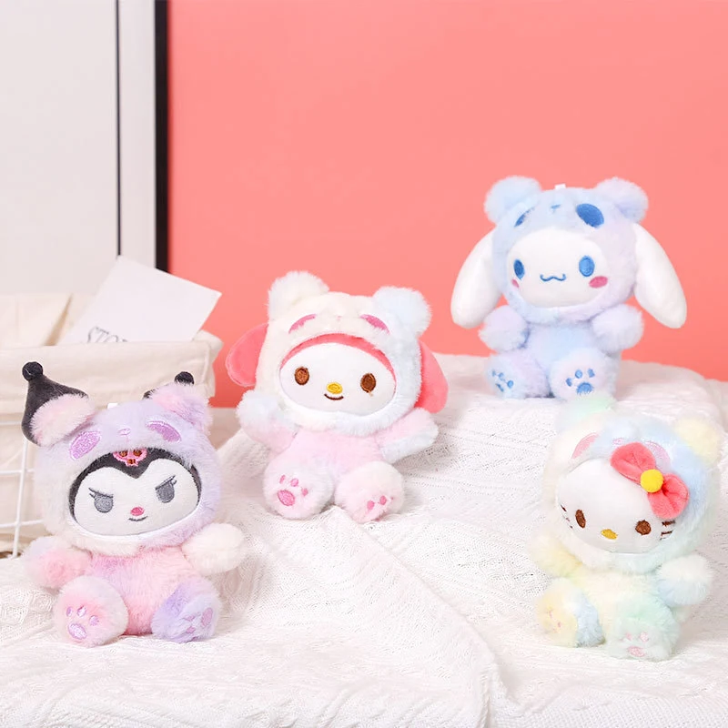 Sanrio 10 см красочные плюшевые куклы, игрушки, рюкзак, женская сумка, милый мультяшный аниме студент, парный подарок, стильный дизайн
Sanrio 10 см красочные плюшевые куклы, игрушки, рюкзак, женская сумка, милый мультяшный аниме студент, парный подарок, стильный дизайн