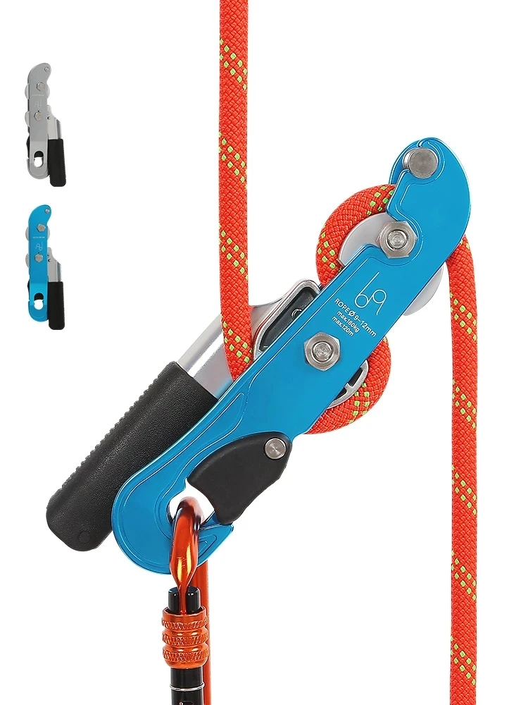 Rock climbing downhill stop self-locking manual descender high-altitude descender tool
Rock climbing downhill stop self-locking manual descender high-altitude descender tool