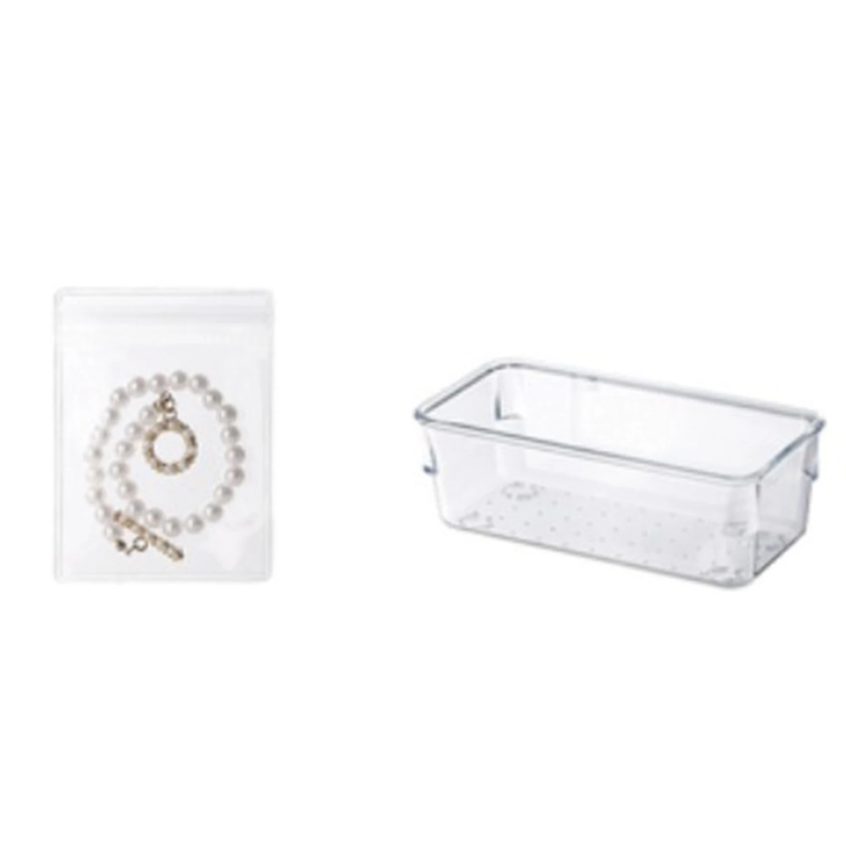 Jewelry Storage Bag Desktop Drawer Organizer Transparent Bracelet Ring Holder Zipper Closure Bag
Jewelry Storage Bag Desktop Drawer Organizer Transparent Bracelet Ring Holder Zipper Closure Bag