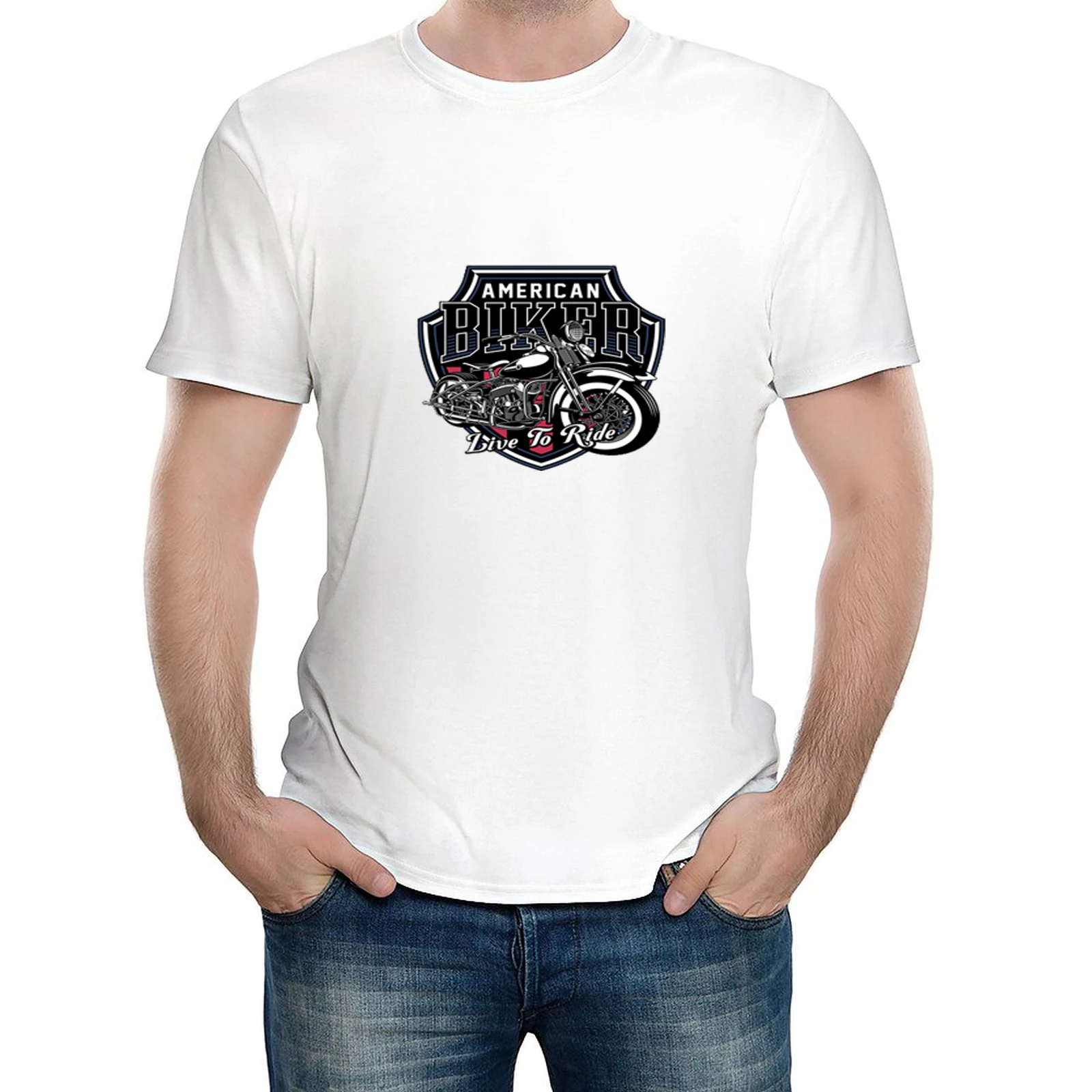 2021Fashionable Funny Motorcycle Bike Logo Print T Shirt Summer Men Short Sleeve Bike Print White Casual Top Hip Hop Boy T Shirt
2021Fashionable Funny Motorcycle Bike Logo Print T Shirt Summer Men Short Sleeve Bike Print White Casual Top Hip Hop Boy T Shirt