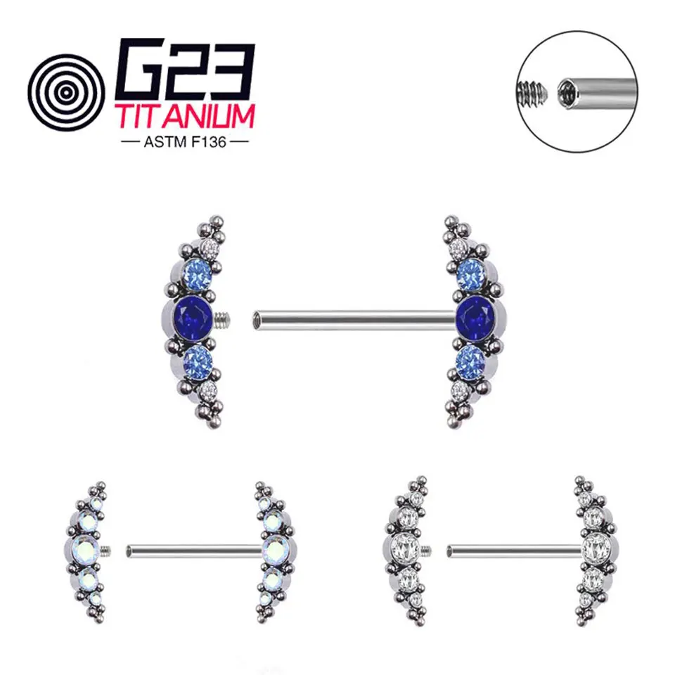 One Piece Blue Zircon Nipple Ring Barbell Body Piercing Jewelry Sexy Crystal Gifts Bar Rings Blue AB White
One Piece Blue Zircon Nipple Ring Barbell Body Piercing Jewelry Sexy Crystal Gifts Bar Rings Blue AB White