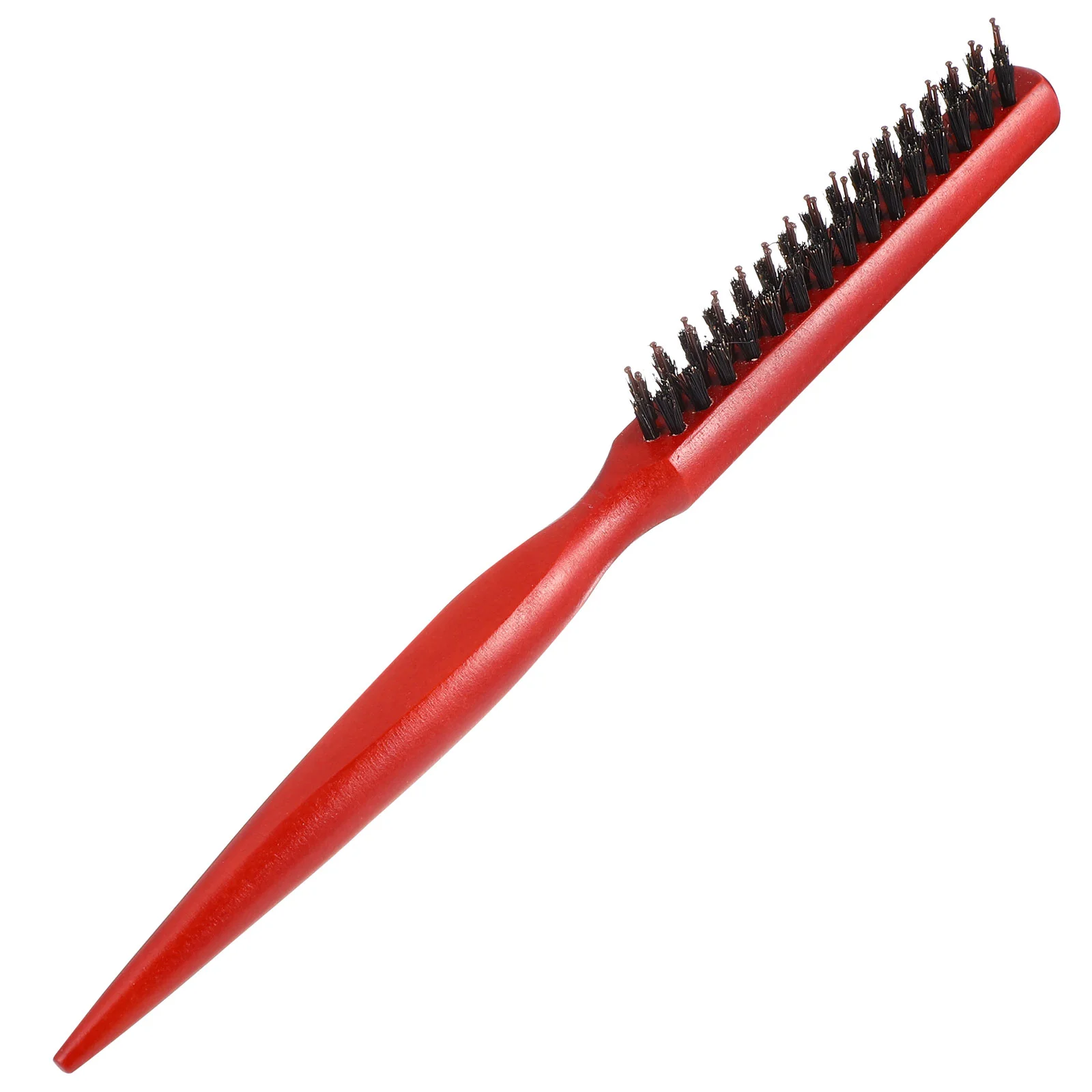 

Barber Bristles Comb Hair Teasing Fine Pointed Tail Hairdressing Wooden Brush Salon Handle