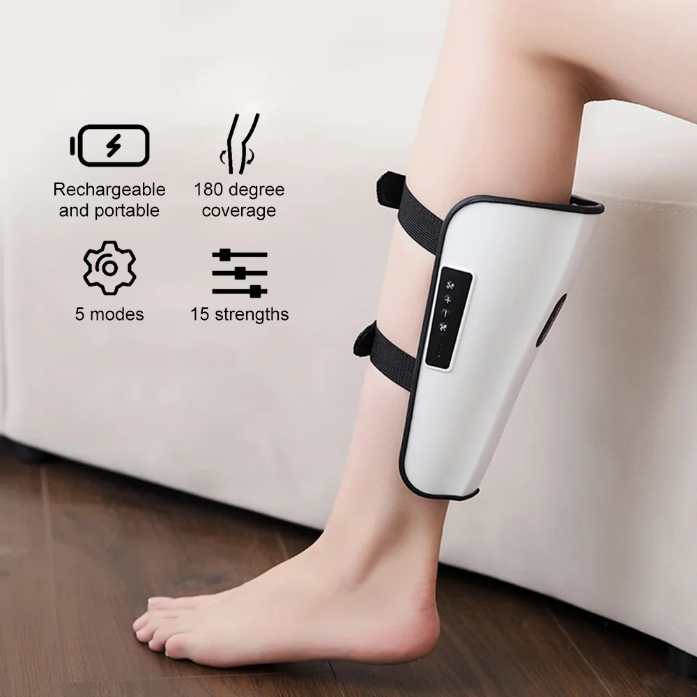 

EMS Microcurrent Legs Vibrating Massager Calf Massage Instrument Leg Shaping Physiotherapy Devices Infrared Heating Relax Tools