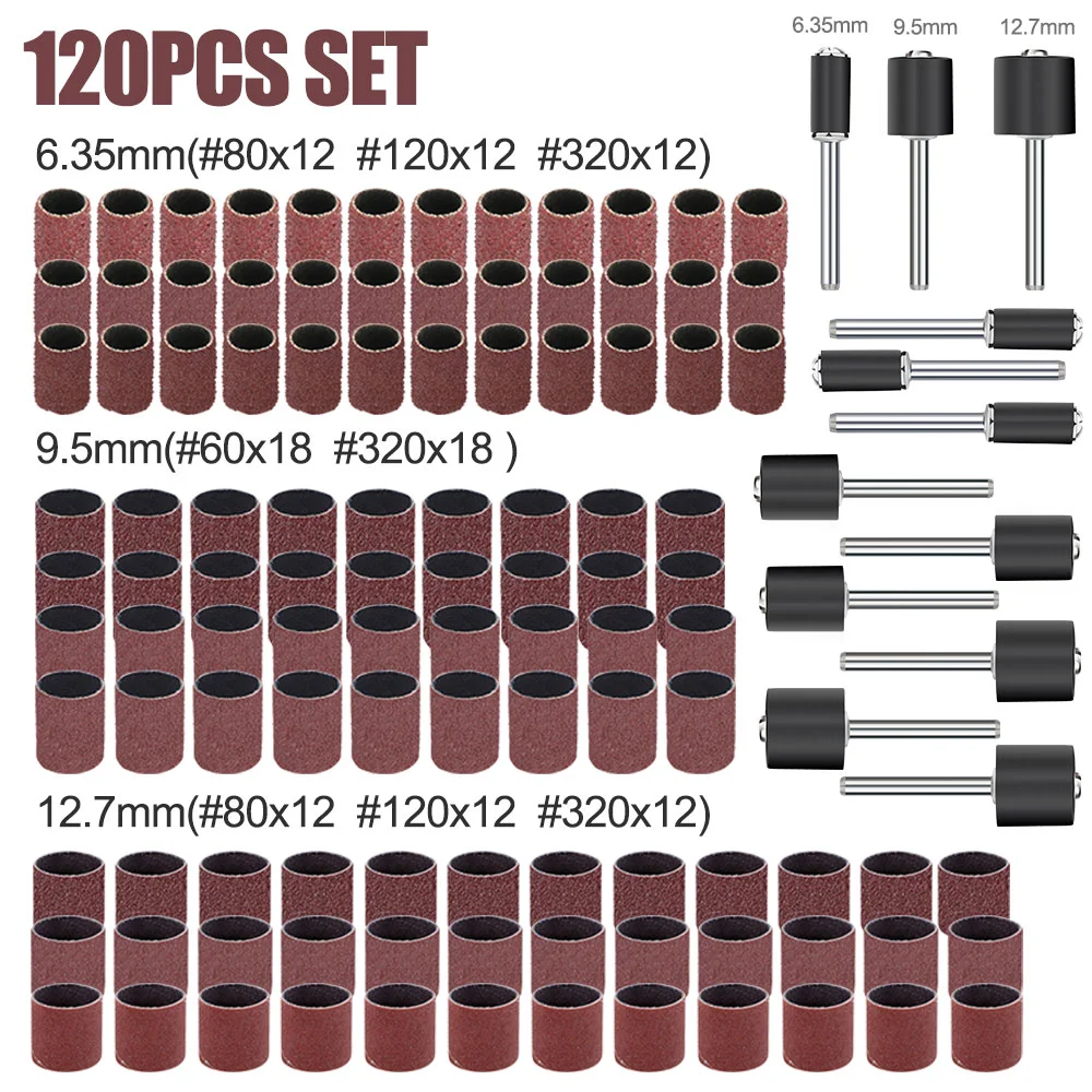 Набор шлифовальных барабанов CMCP 60/80/100/120/180 grit для Dremel
Набор шлифовальных барабанов CMCP 60/80/100/120/180 grit для Dremel