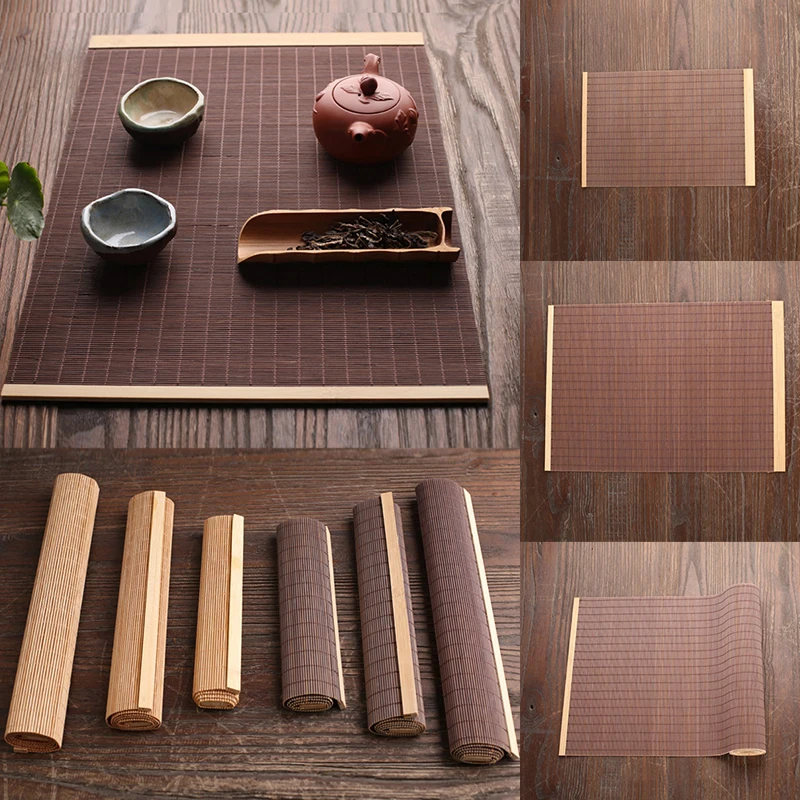 Natural Bamboo Table Mat Tea Dining Hot Insulated Table Runner Japanese Style Natural Woven Placemat Coaster Cup Pad Supplies
Natural Bamboo Table Mat Tea Dining Hot Insulated Table Runner Japanese Style Natural Woven Placemat Coaster Cup Pad Supplies