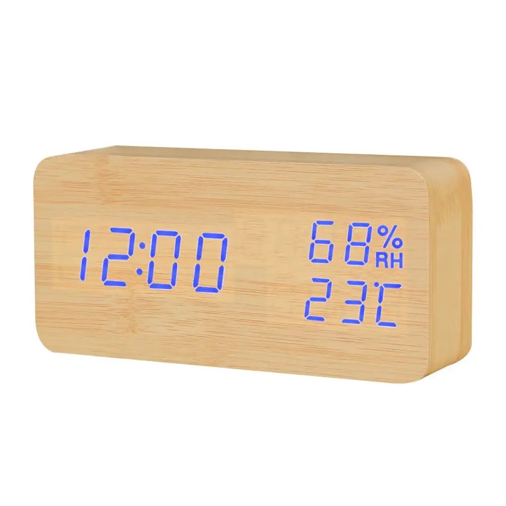 Светодиодный Будильник с цифровым дисплеем, деревянный настольный термометр с голосовым управлением, светящийся Настольный будильник с та...
Светодиодный Будильник с цифровым дисплеем, деревянный настольный термометр с голосовым управлением, светящийся Настольный будильник с та...