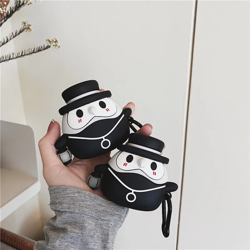 New Cartoon Doctor Schnabel Earphone Case For AirPods Pro 3 Wireless Bluetooth 3D soft Silicone Headset Cover For AirPods 1 2
New Cartoon Doctor Schnabel Earphone Case For AirPods Pro 3 Wireless Bluetooth 3D soft Silicone Headset Cover For AirPods 1 2