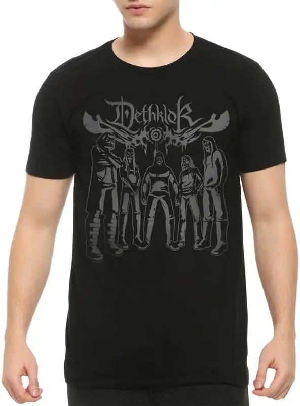 Футболки dethk Metalocalypse анимационной серии высококачественные футболки из 100% хлопка