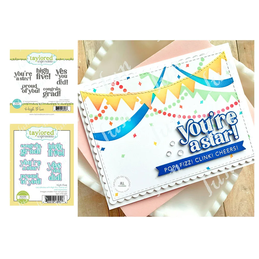 Handmade High Five New Metal Cutting Dies And Clear Stamps For DIY Scrapbooking Cut Stencils Maker Photo Album Decoration Molds
Handmade High Five New Metal Cutting Dies And Clear Stamps For DIY Scrapbooking Cut Stencils Maker Photo Album Decoration Molds