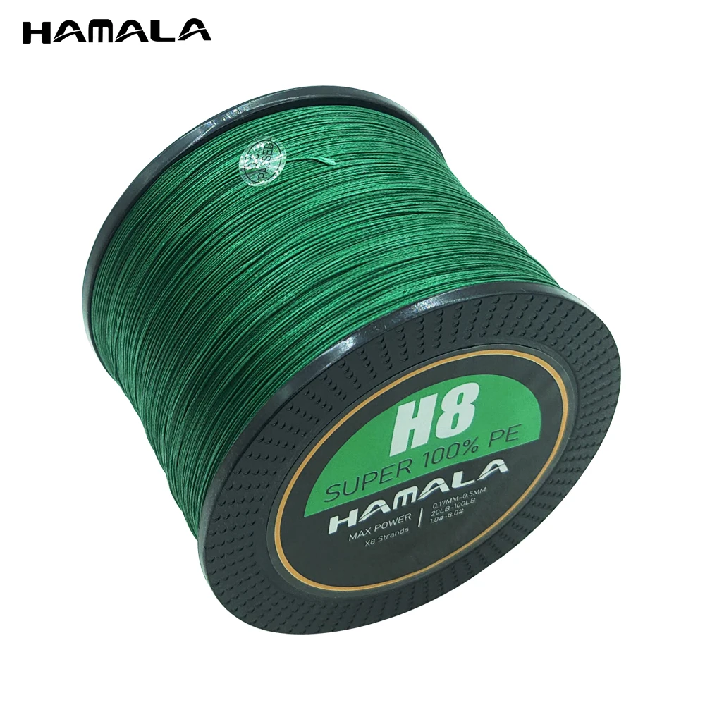 HAMALA 300M 500M 1000M 8 Strands Multifilament Fishing line Carp Fishing 20 30 40 50 60 80 100lb Cord for fishing
HAMALA 300M 500M 1000M 8 Strands Multifilament Fishing line Carp Fishing 20 30 40 50 60 80 100lb Cord for fishing