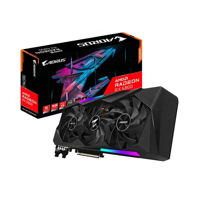 New Arrival Graphics Card AORUS RX 6800 XT MASTER TYPE C 16G Sealed Package For Gaming Desktop Gaming GPU
New Arrival Graphics Card AORUS RX 6800 XT MASTER TYPE C 16G Sealed Package For Gaming Desktop Gaming GPU