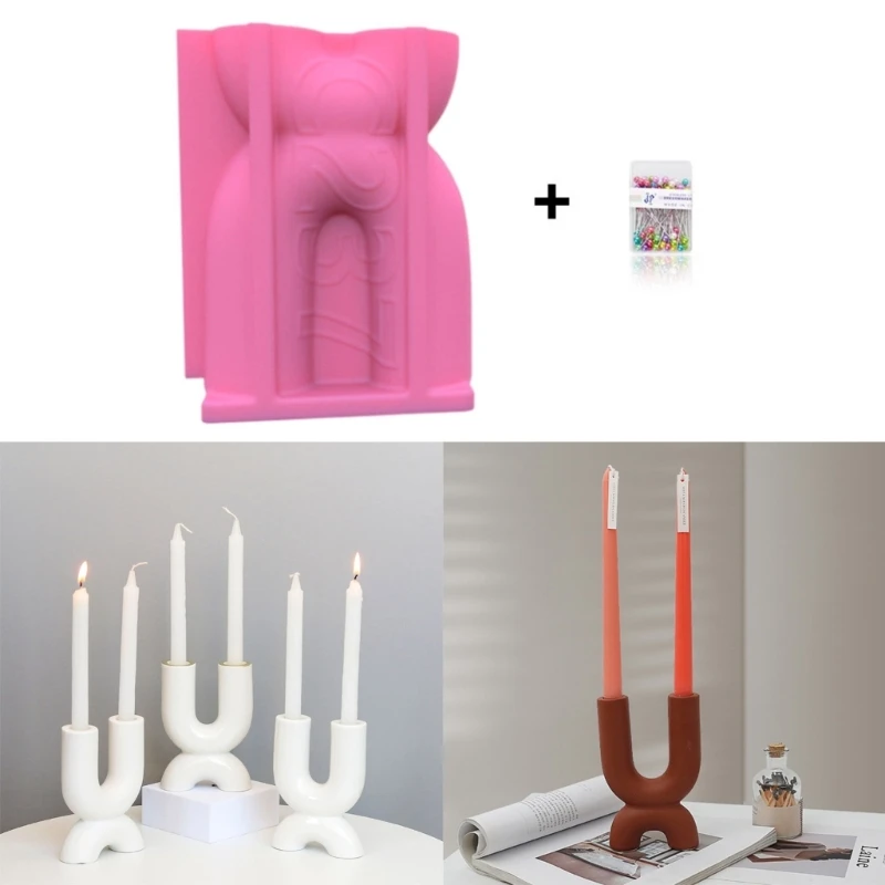 

Holder Resin Mold Candlestick Resin Molds Silicone,Flower Vase Epoxy Casting Molds for Crafts Casting,Home Decors Y08E