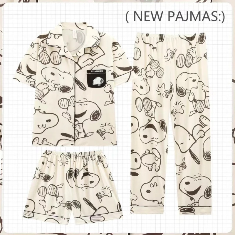 Kawaii Snoopy аниме мультфильм серия милые печатные узоры мягкие удобные хлопковые шорты с коротким рукавом Брюки Пижама из трех частей
Kawaii Snoopy аниме мультфильм серия милые печатные узоры мягкие удобные хлопковые шорты с коротким рукавом Брюки Пижама из трех частей