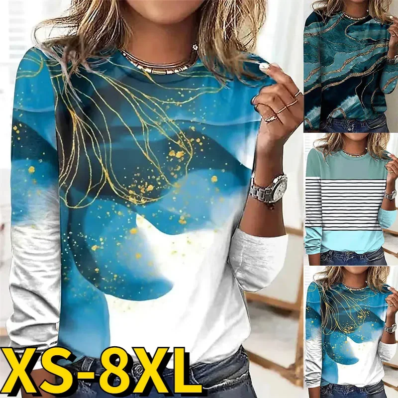 2022 New Autumn Winter Women Elegant Long Sleeve Flower Print T-shirt Round Collar Slim Pullover Casual Tops Vintage Clothes
2022 New Autumn Winter Women Elegant Long Sleeve Flower Print T-shirt Round Collar Slim Pullover Casual Tops Vintage Clothes