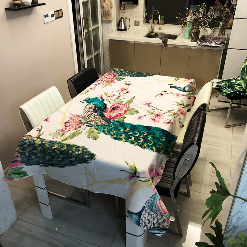 Peacock Feather Pattern Tablecloth Waterproof Oilproof Living Room Placemat Restaurant Tablecloth Wedding Decor Nappe De Table
Peacock Feather Pattern Tablecloth Waterproof Oilproof Living Room Placemat Restaurant Tablecloth Wedding Decor Nappe De Table